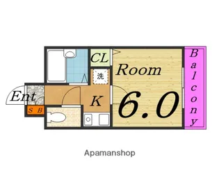 大阪府大阪市城東区今福東1丁目【マンション】の間取り