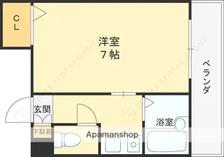 メルヘンハイツ【7階】の間取り