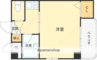 パレ淡路【301号室】の間取り