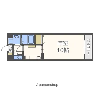 カーサスペリオーレ2【4階】の間取り