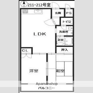 パークロッジ【3階】の間取り