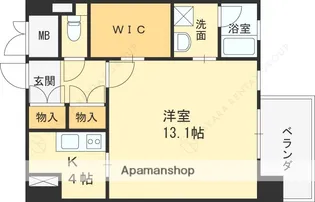 NS FIRST【403号室】の間取り