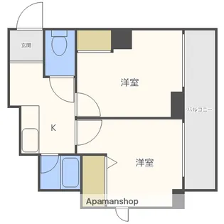 木川東エクセルハイツ【201号室】の間取り