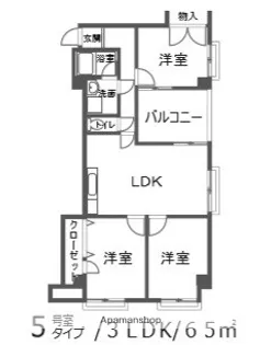 ガーデン小松【2階】の間取り