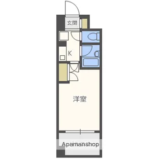 エスリード新大阪第8【10階】の間取り