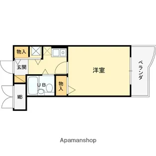 メロディーハイム淡路【1階】の間取り
