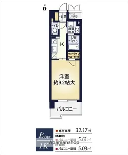 ア・ミュゼ新大阪【802号室】の間取り