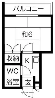プレアール豊里Ⅱ【102号室】の間取り