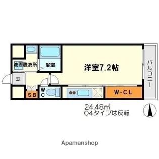 プレッツァ新大阪【7階】の間取り