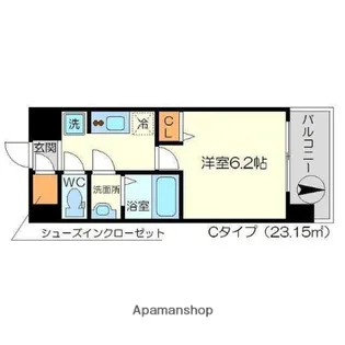 リッツ新大阪【5階】の間取り