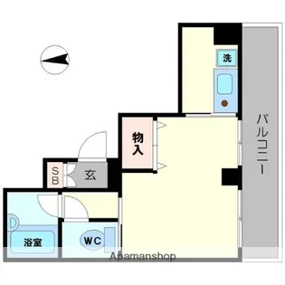 ルミエ新大阪【4階】の間取り