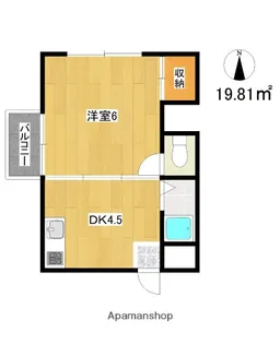 ラパンジール新大阪【303号室】の間取り