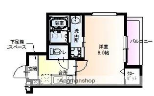 フジパレス下新庄駅東Ⅰ番館【0201号室】の間取り
