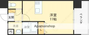 アバンティ淡路【702号室】の間取り