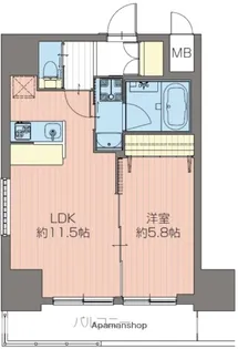 ORSUS新大阪【3階】の間取り
