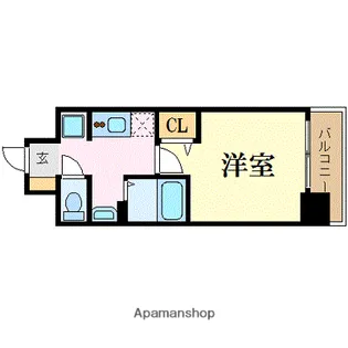 ララプレイス新大阪シエスタ【404号室】の間取り