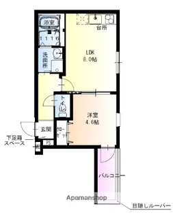 フジパレス上新庄西【0302号室】の間取り