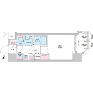 プレサンスブルーム東三国【0907号室】の間取り