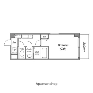 URESIDENCE新大阪【6階】の間取り