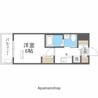 エステムコート新大阪Ⅷレヴォリス【10階】の間取り