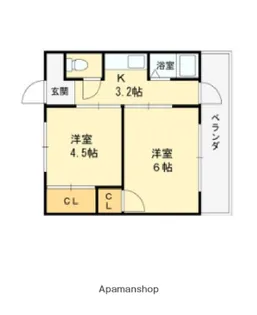 グレースマンション【1階】の間取り