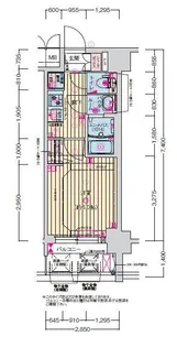 プレサンス東三国エンブレイス【0404号室】の間取り