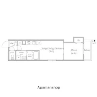 HIRO PALACE Ⅰ【2階】の間取り