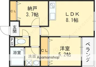 アート瑞光駅前【101号室】の間取り