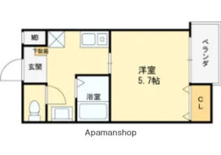 エムステージ新大阪【203号室】の間取り