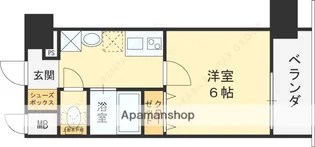 プレミアムステージ新大阪駅前II【11階】の間取り