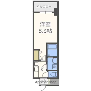 エスリード大阪グランゲート【10階】の間取り
