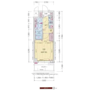 プレサンス東三国駅前グランクラス【0411号室】の間取り