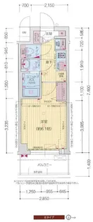 プレサンス東三国駅前グランクラス【6階】の間取り