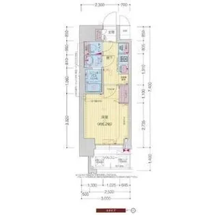 プレサンス東三国駅前グランクラス【0201号室】の間取り