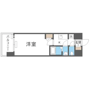 プレサンスNEO上新庄PRIMECRUIS【6階】の間取り