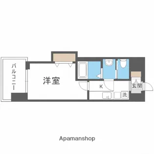 LUXE新大阪EASTⅡ【6階】の間取り
