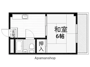 ビスタ新庄ハイツⅢ【606号室】の間取り