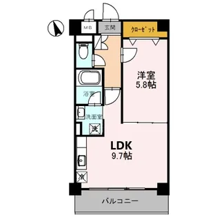 サンロード新和2【2階】の間取り