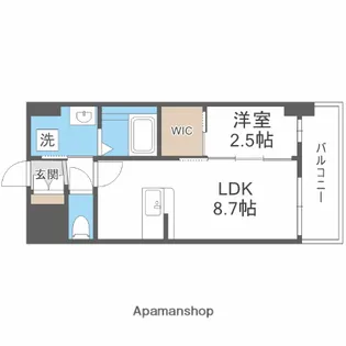 セレニテ新大阪グランデ ミリュー【3階】の間取り