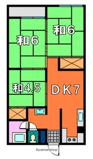 瑞光コーポ【4階】の間取り