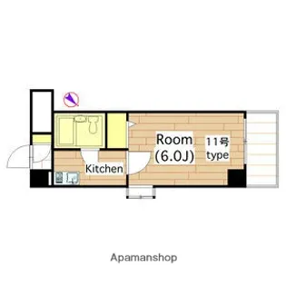 ビクトリーハイムニシミツ【3階】の間取り