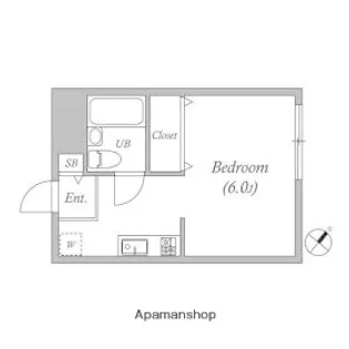 ザ・シティ淡路【4階】の間取り