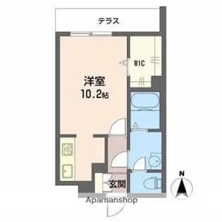 シャーメゾンルミナス【1階】の間取り