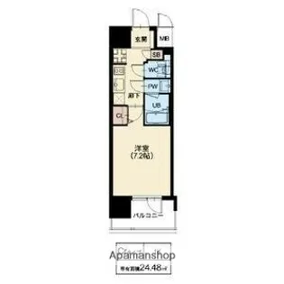 スプランディッド十三本町【6階】の間取り