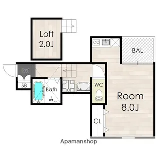 サンハイム下新庄【1階】の間取り