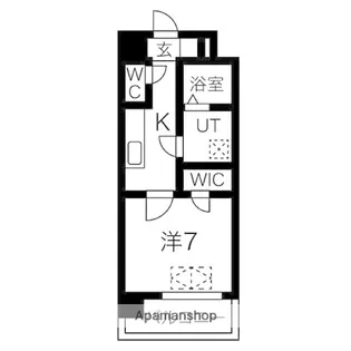 スプランディッド新大阪DUE【6階】の間取り