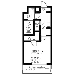 スプランディッド新大阪DUE【8階】の間取り