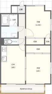 エクセレント上新ア・ライズ【302号室】の間取り