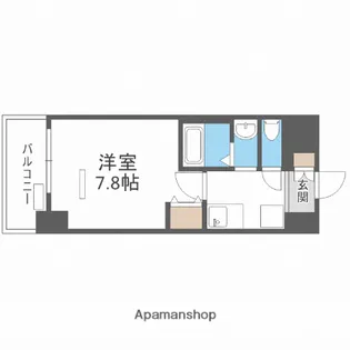 プランドール新大阪SOUTHレジデンス【4階】の間取り
