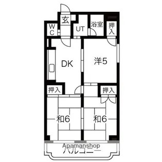 第2パールマンション【7階】の間取り